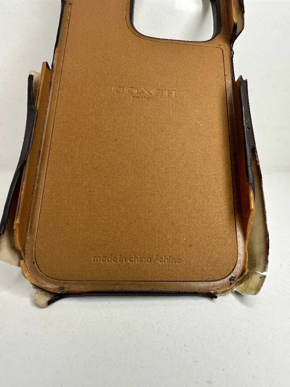 Coach iPhone 14 Pro Signature Case With Box AS IS